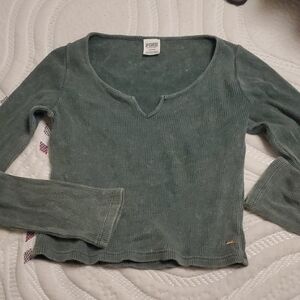 Victoria Secret Pink Thermal Knit Top
